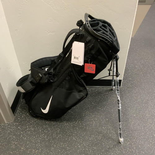 Vist Large View of Product Image Which is Used Nike AIR HYBRID Mens Stand Bag Black
