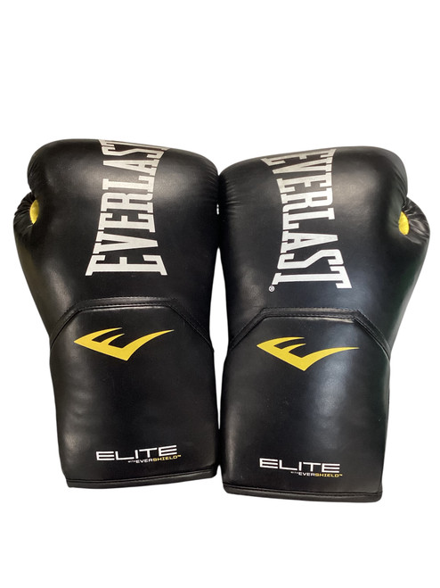 Vist Large View of Product Image Which is Used Everlast Boxing Gloves Black Senior
