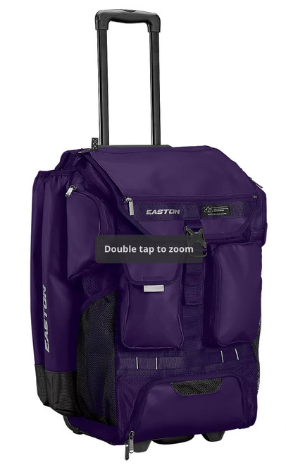Vist Large View of Product Image Which is New EASTON FIVE TOOL PURPLE WHEELED BAG
