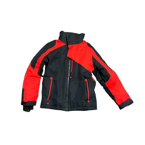 Vist Large View of Product Image Which is Used Obermeyer Outerwear Heavy Jacket Y Black SM