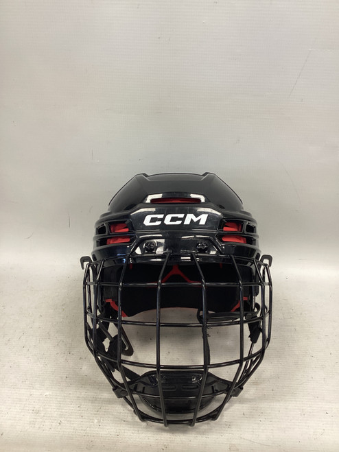 Vist Large View of Product Image Which is Used CCM TACKS HELMET Helmet Cage Combo Black SM