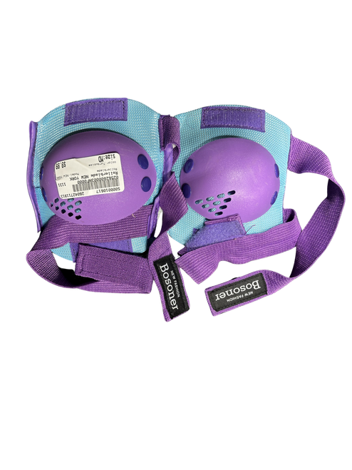 Vist Large View of Product Image Which is Used Rollerblade NEW YORK Junior Knee Pad Turquoise MD