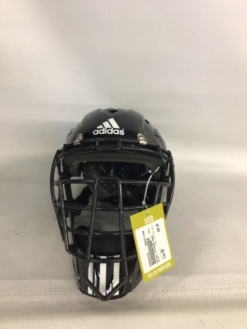 Vist Large View of Product Image Which is Used Adidas CATCHERS MASK Catchers Helmet w/Mask Black MD