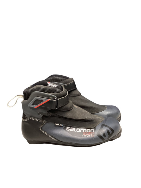 Vist Large View of Product Image Which is Used Salomon Mens NNN XC Ski Boots Black M 10 / W 10.5-11