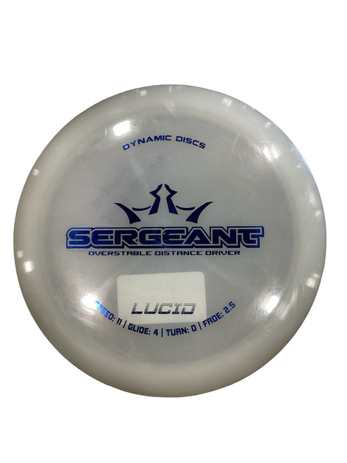 Vist Large View of Product Image Which is Used Dynamic Discs SERGEANT Disc Golf Driver White 174g