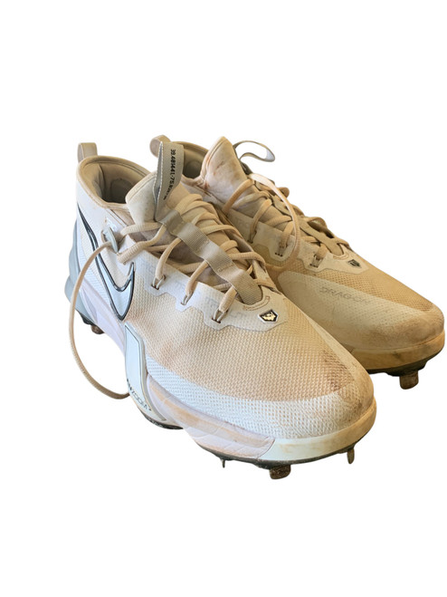 Vist Large View of Product Image Which is Used Nike BB CLEATS BB/SB Cleats White Senior 13
