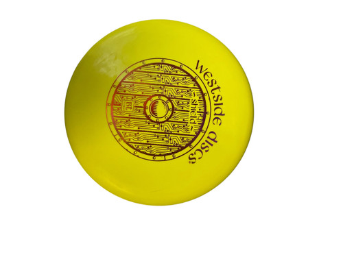 Vist Large View of Product Image Which is Used Westside BT HYBRID SHIELD Disc Golf Putter Yellow 175g