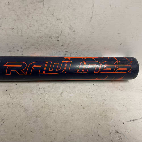 Vist Large View of Product Image Which is Used Rawlings Eclipse FP2E12 Fastpitch Bat Navy Blue And Orange 32"