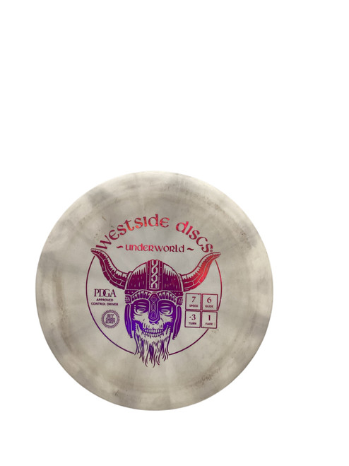 Vist Large View of Product Image Which is Used Westside UNDERWORLD Disc Golf Driver White
