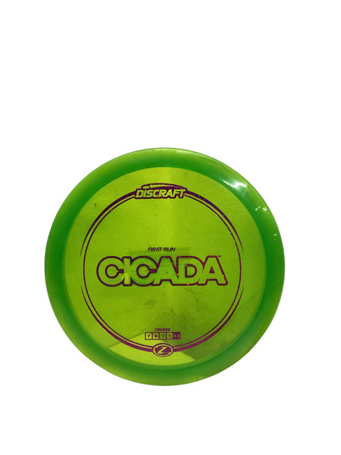 Vist Large View of Product Image Which is Used Discraft CICADA Disc Golf Driver Green