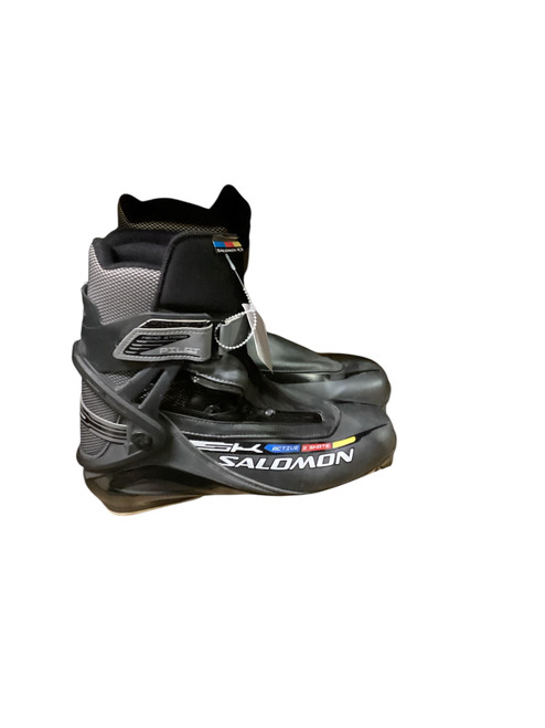 Vist Large View of Product Image Which is Used Salomon PILOT Mens SNS XC Ski Boots Grey M 08 / W 08.5-09