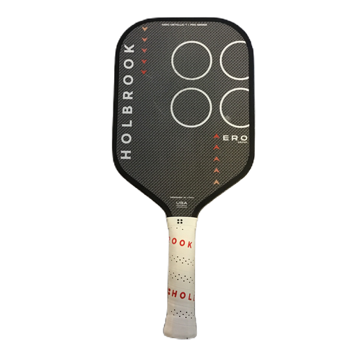 Vist Large View of Product Image Which is Used Holbrook Aero Metallic T Pickleball Paddle Black