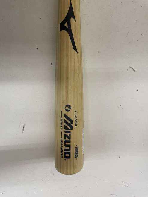Vist Large View of Product Image Which is Used Mizuno BAMBOO MZB271 BB/SB Wood Bat 33"