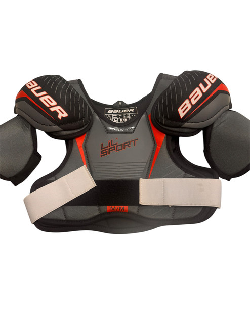 Vist Large View of Product Image Which is Used Bauer LIL SPORT SP Junior Shoulder Pads MD