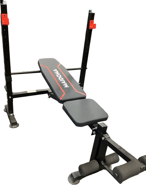 Vist Large View of Product Image Which is Used MAIDOMA WEIGHT BENCH WITH RACK Standard Bench