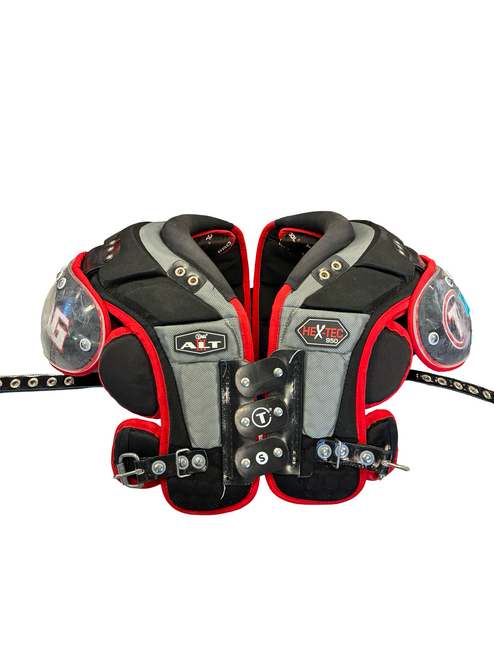Vist Large View of Product Image Which is Used TAG ALT HETEC 950 SM FB Shoulder Pads Black SM