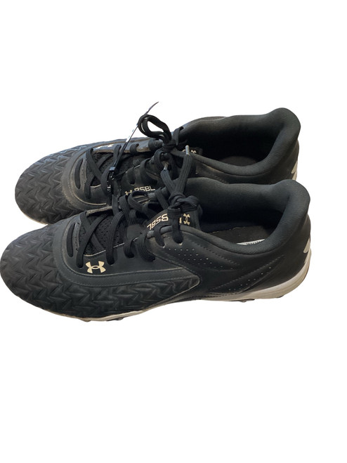 Vist Large View of Product Image Which is Used Under Armour BASEBALL CLEATS BB/SB Cleats Black Senior 11