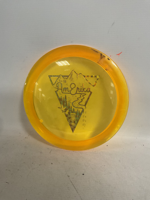 Vist Large View of Product Image Which is Used TOUR OF AMERIKA MYSTERY DISC Disc Golf Driver Gold