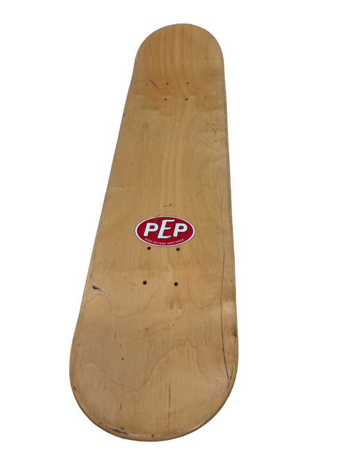 Vist Large View of Product Image Which is Used PEP Wheels Skateboard Deck 7 3/4"