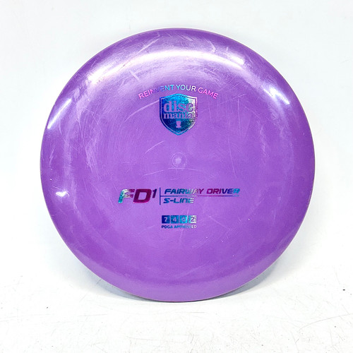 Vist Large View of Product Image Which is Used Discmania S-LINE FD1 Disc Golf Driver Purple 172g