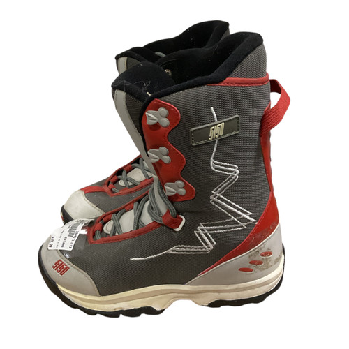 Vist Large View of Product Image Which is Used 5150 SZ 6 5150 Boys Snowboard Boots Grey And Red Junior 06