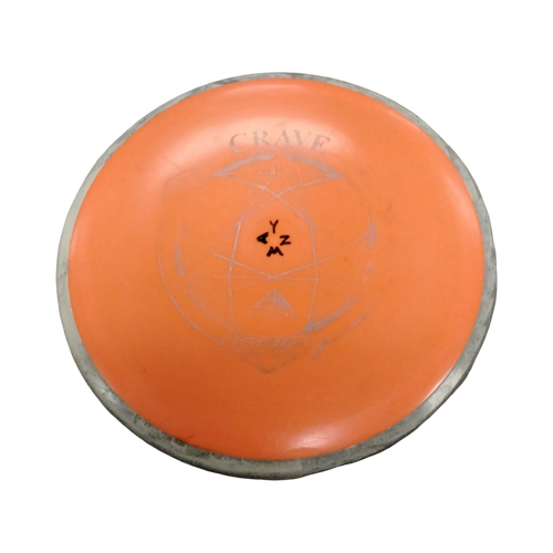 Vist Large View of Product Image Which is Used Axiom CRAVE FISSION Disc Golf Driver Orange 168g