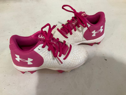 Vist Large View of Product Image Which is Used Under Armour Soccer Cleats Pink Youth 11.0