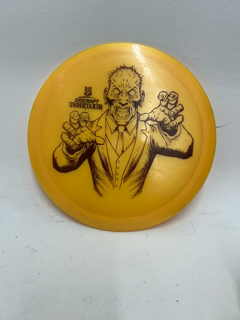 Vist Large View of Product Image Which is Used Discraft UNDERTAKER Disc Golf Driver Yellow