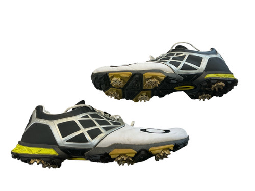 Vist Large View of Product Image Which is Used Oakley Mens Golf Shoes White Senior 11.5