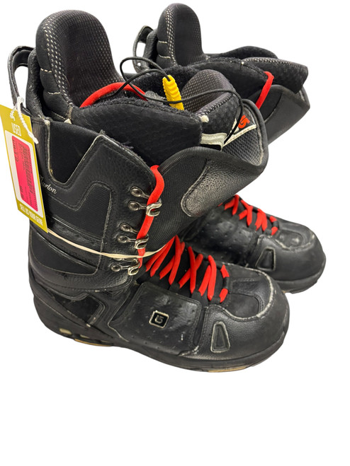 Vist Large View of Product Image Which is Used Burton HAIL Mens Snowboard Boots Black Senior 10