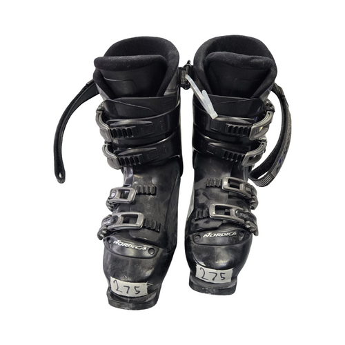 Vist Large View of Product Image Which is Used Nordica GRAND PRIX SERIES PURE OVERLAP SKI BOOTS Mens DH Ski Boot Black 275 MP - M09.5 - W10.5