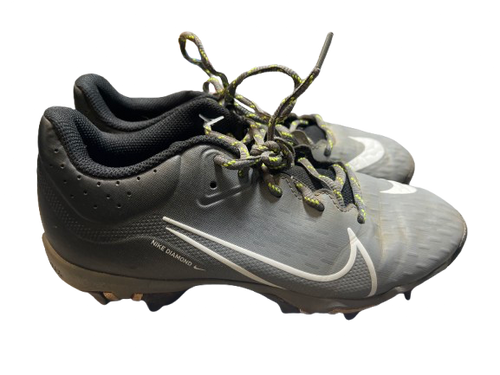 Vist Large View of Product Image Which is Used Nike NIKE DIAMOND SOFTBALL SZ 7 BB/SB Cleats Grey Senior 7