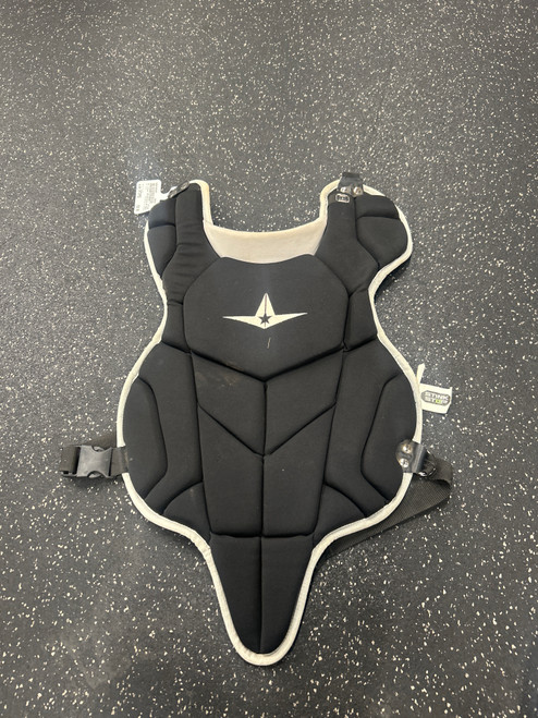 Vist Large View of Product Image Which is Used All Star CPCC912LS CP NOCSAE Catchers Chest Protector Black Intermed