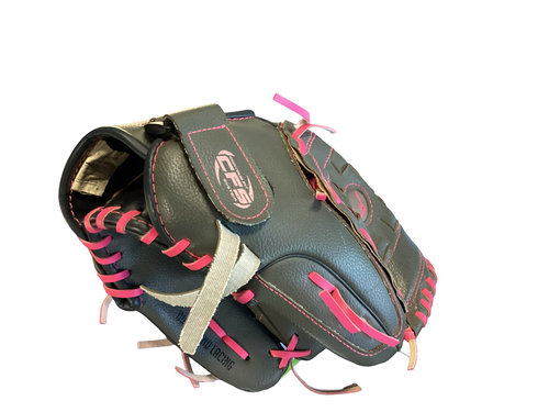 Vist Large View of Product Image Which is Used Franklin RTP RH Throw Fastpitch Gloves Grey 10 1/2"