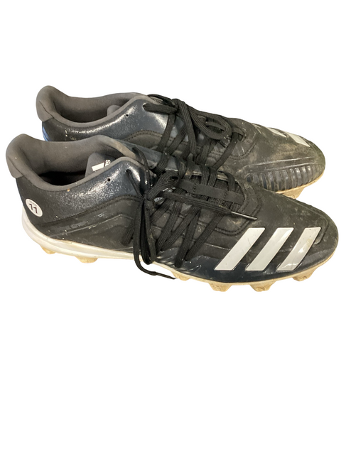 Vist Large View of Product Image Which is Used Adidas THREE STRIPE LIFE BB/SB Cleats Black Senior 11