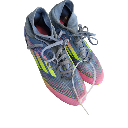 Vist Large View of Product Image Which is Used Adidas F50 CLEATS 7.5 Soccer Cleats Carolina Blue Senior 7.5