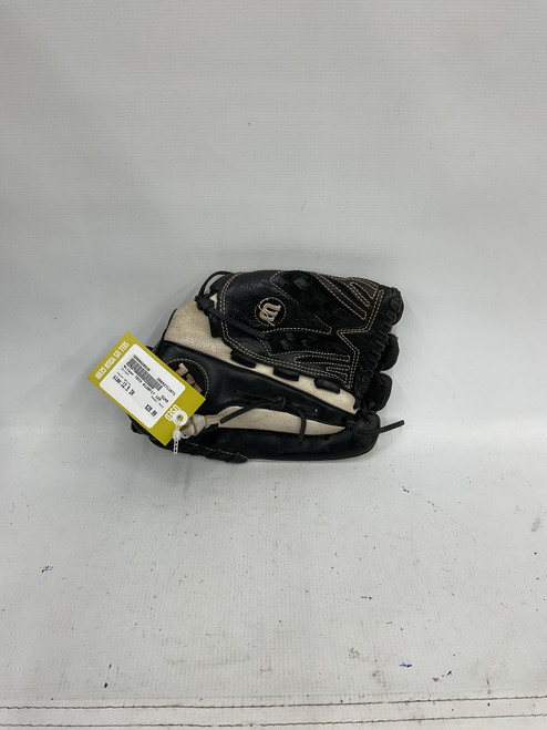 Vist Large View of Product Image Which is Used Wilson TNYX BB/SB Glove RH Throw White 12 1/2"