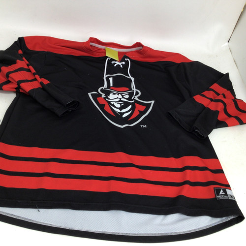 Vist Large View of Product Image Which is Used AUSTIN PEAY SR XXL P-ROSE 3 JERSEY Hockey Tops Senior Black 2X