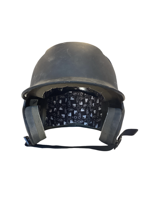 Vist Large View of Product Image Which is Used Rawlings Batting Helmet No Mask Black MD