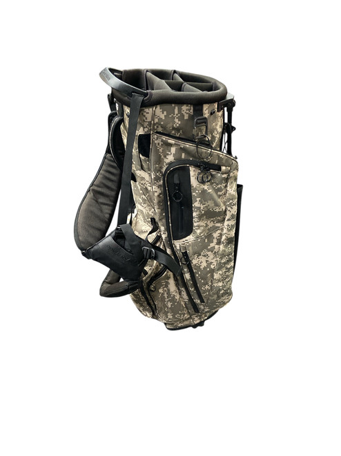 Vist Large View of Product Image Which is Used Taylormade CAMO STAND BAG Mens Stand Bag Green