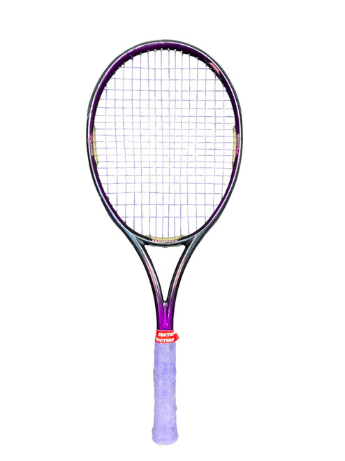 Vist Large View of Product Image Which is Used Pro Kennex CERAMIC DESTINY Adult Tennis Racquet Purple Unknown