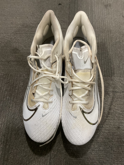Vist Large View of Product Image Which is Used Nike VAPOR Adult FB Cleats White Senior 16