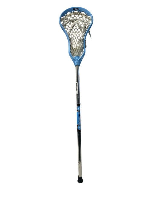 Vist Large View of Product Image Which is Used STX ALUMINUM LAX STICK Men Atk/Mid Complete Stick Royal Blue