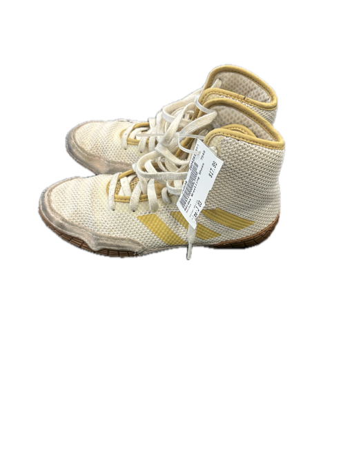 Vist Large View of Product Image Which is Used Adidas Wrestling Shoes White Junior 03