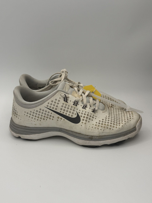 Vist Large View of Product Image Which is Used Nike Mens Golf Shoes White Senior 7
