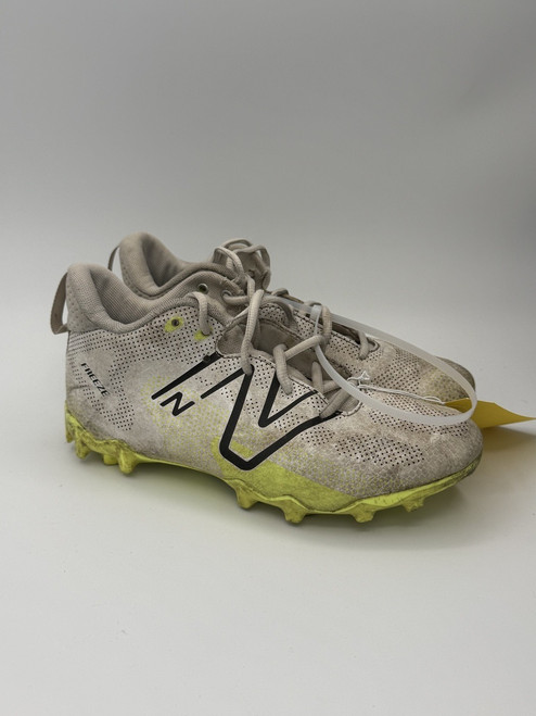 Vist Large View of Product Image Which is Used New Balance LAX Cleats Boys White Junior 04