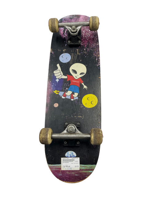 Vist Large View of Product Image Which is Used SKATEBOARD Complete Skateboard Black Regular