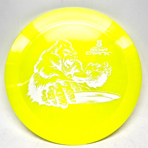Vist Large View of Product Image Which is Used Discraft BIG Z CRANK Disc Golf Driver Yellow 174g