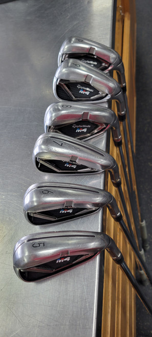 Vist Large View of Product Image Which is Used Taylormade M4 KBS MAX 85 STIFF Mens Iron Set RH 5I-PW
