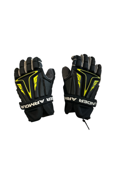 Vist Large View of Product Image Which is Used Under Armour UA Lacrosse Gloves Junior None SM